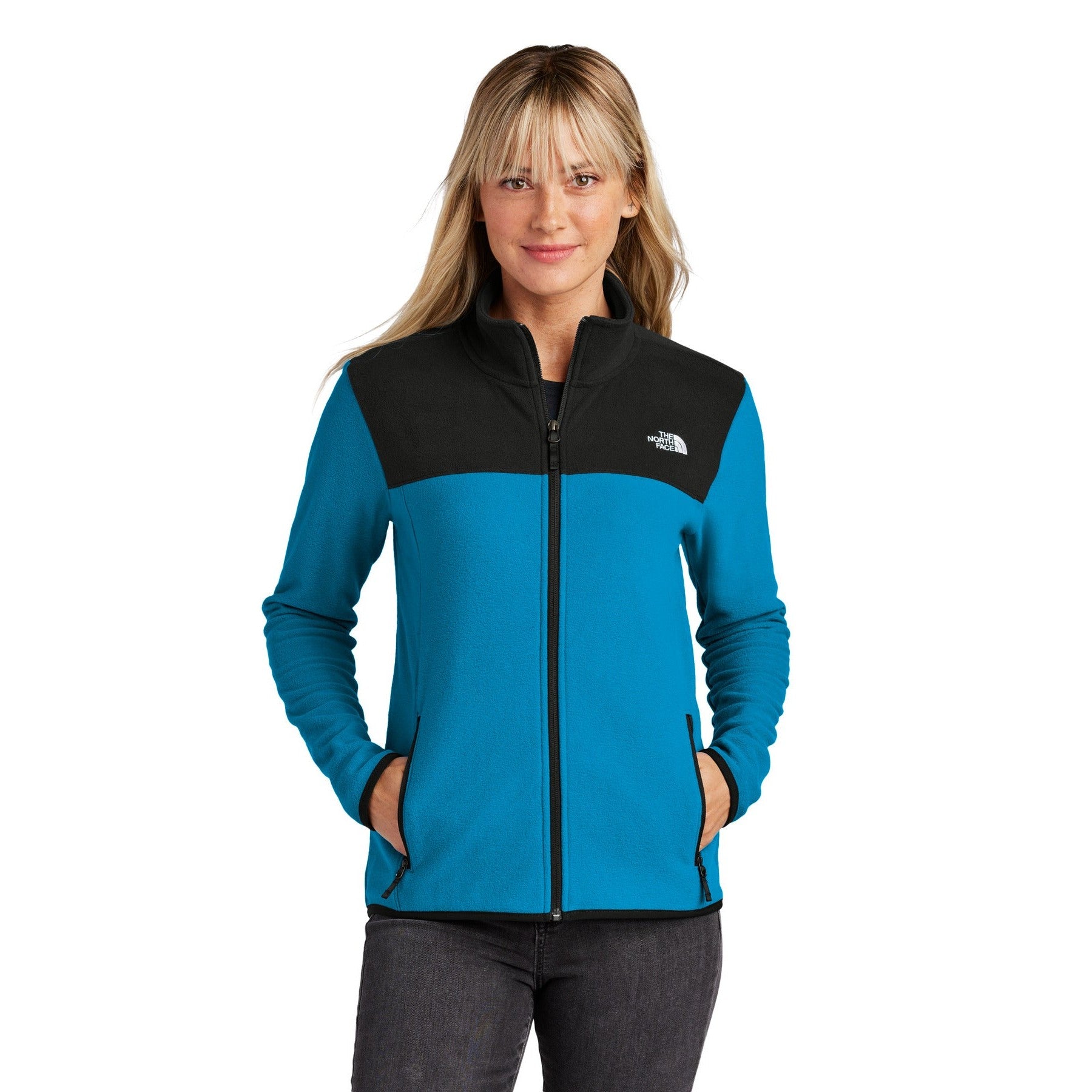 The North Face-The North Face® Women's Glacier Full-Zip Fleece Jacket NF0A7V4K-MedTech-2